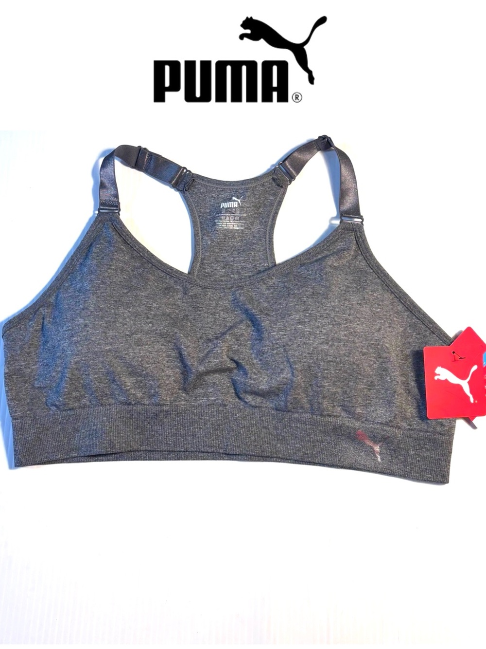 NWT Puma Sports Bra Grey 2X